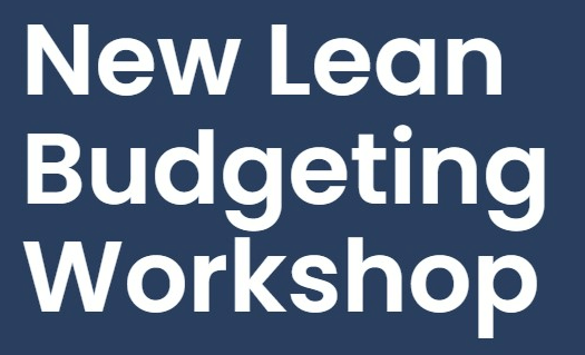 Simplify your budgeting exercise by working lean