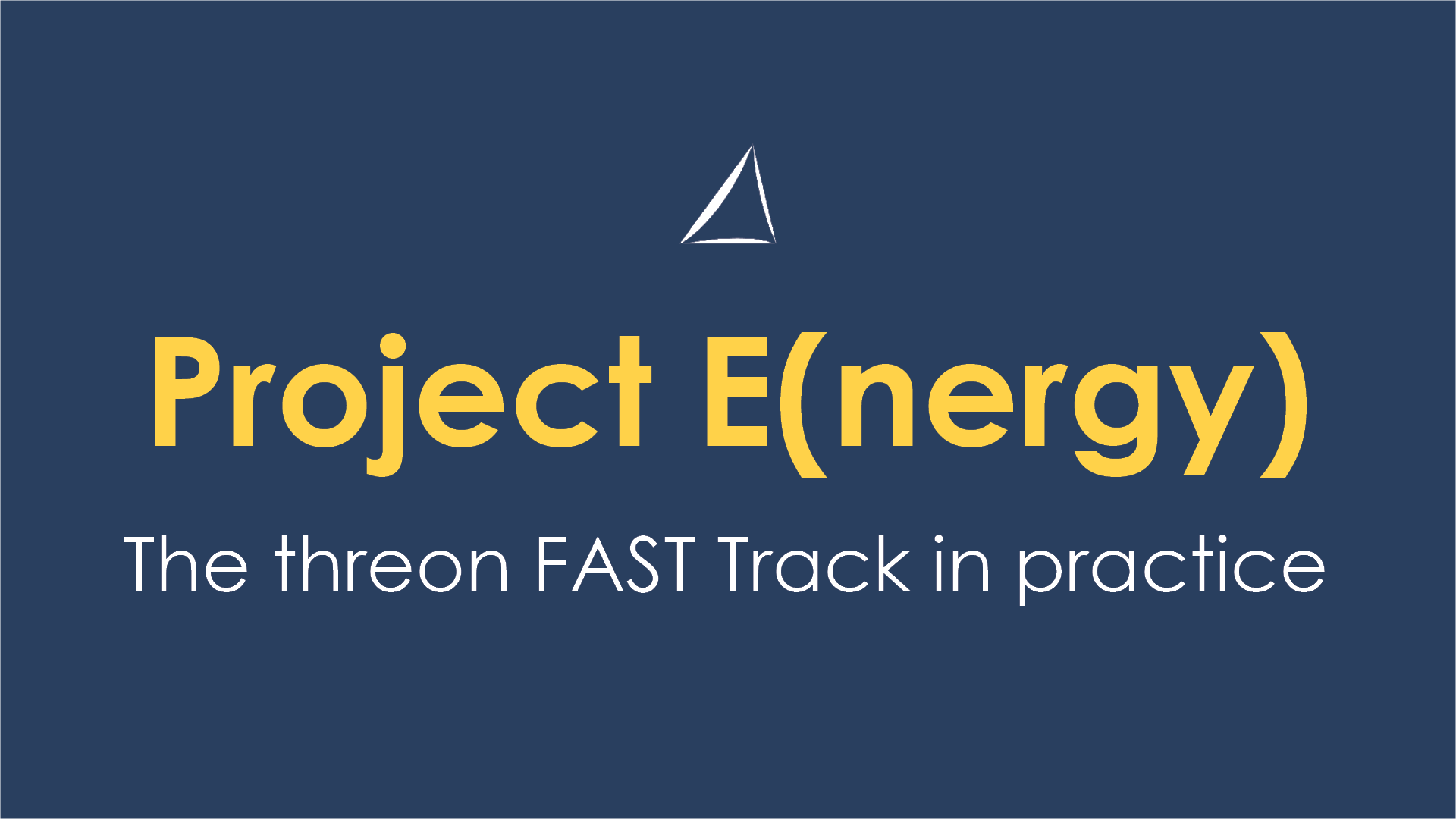FAST track - Project E